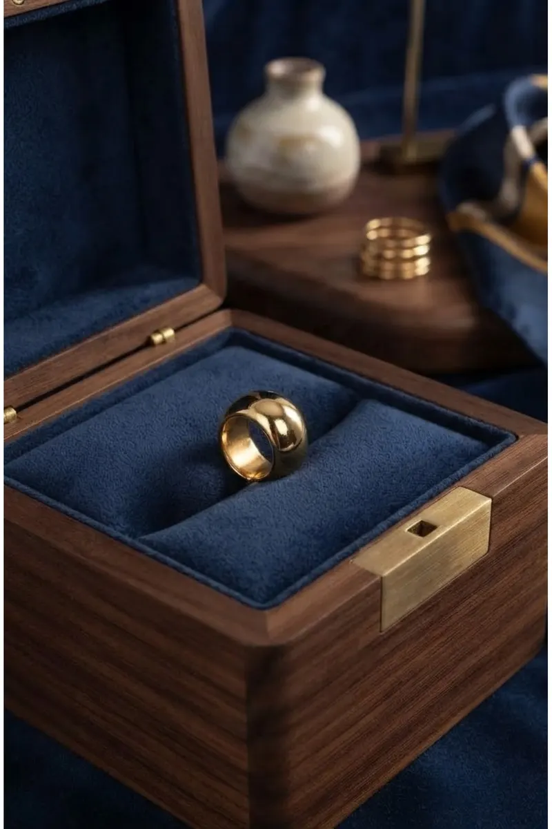 Gold Renk Düz Parlak Cuff 6 Mm Kıkırdak Çelik Küpe